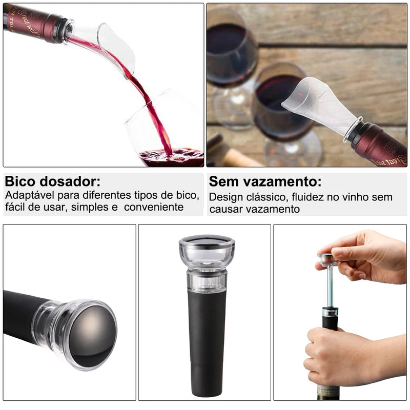 Abridor de Vinho Elétrico Automático