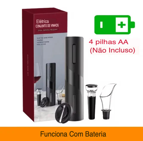 Abridor de Vinho Elétrico Automático